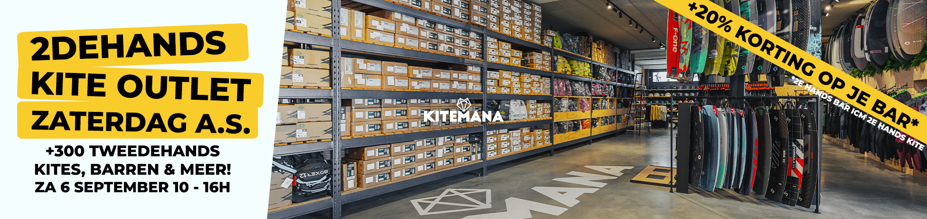 Kitemana tweedehands markt