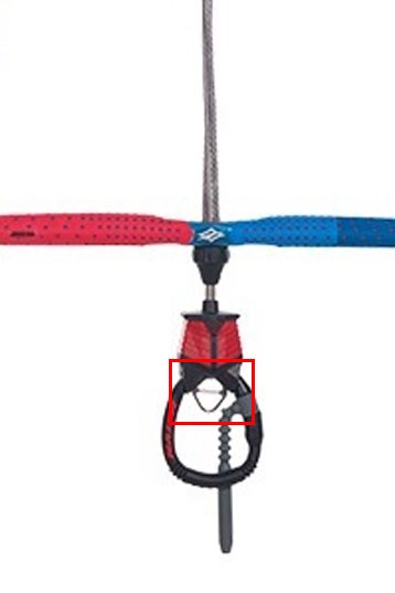 Naish Kite Leash Bevestigingsring