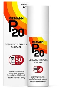 P20 Zonnebrand SPF50 Spray 100ml