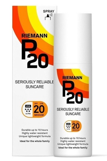 Diverse eetbaar Trekken P20 Zonnebrand SPF20 Spray 100ml van Riemann kopen? ▷ Kitemana.nl
