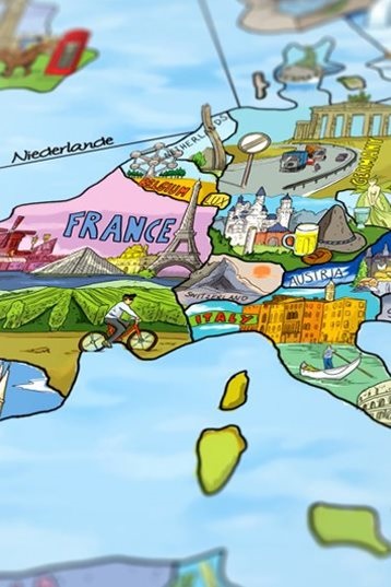 Awesome Maps-Bucketlist Map Rewritable Wereldkaart