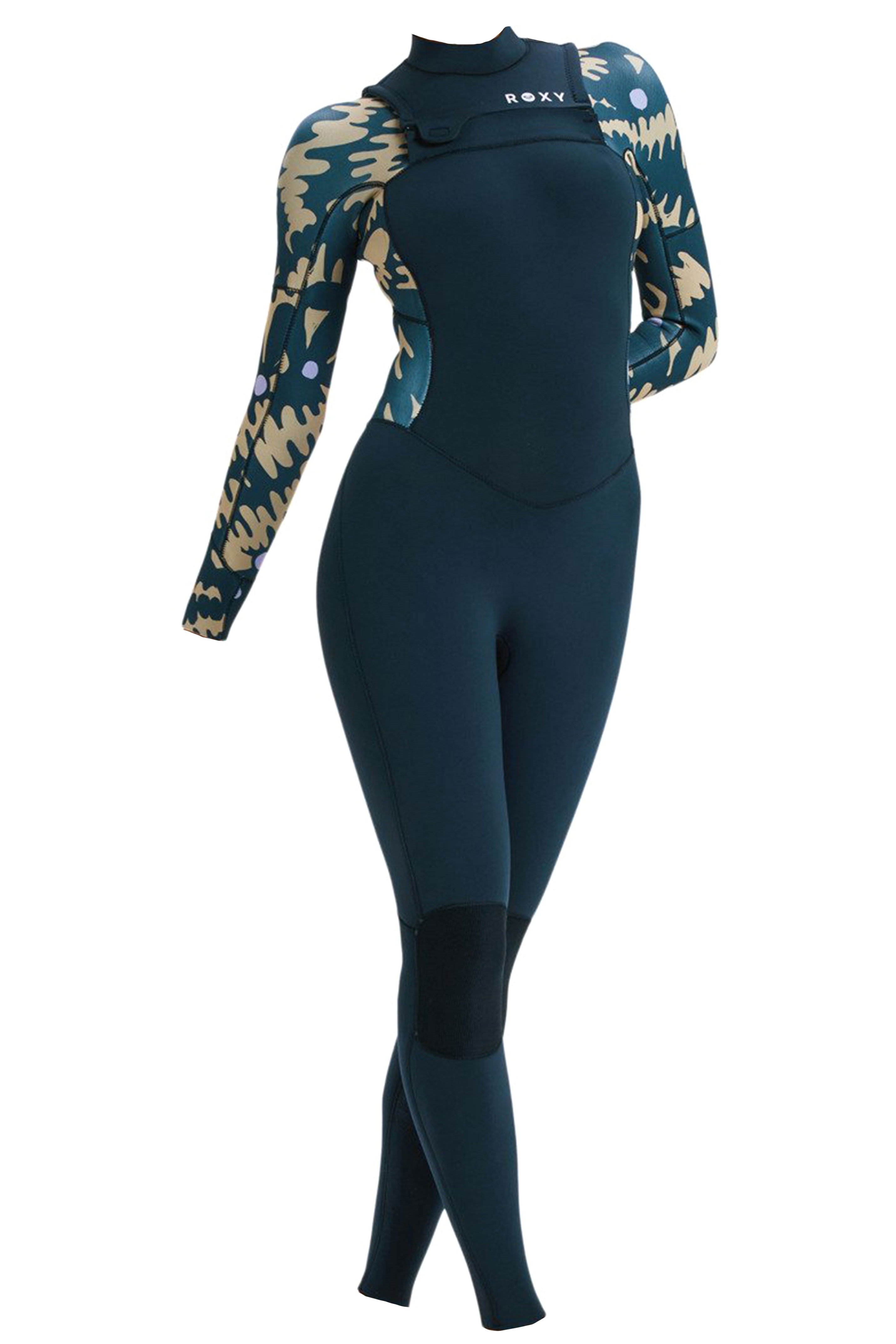 Roxy-Swell Natural 4/3 Frontzip Dames 2025 Wetsuit