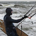 Kitesurfen in de winter