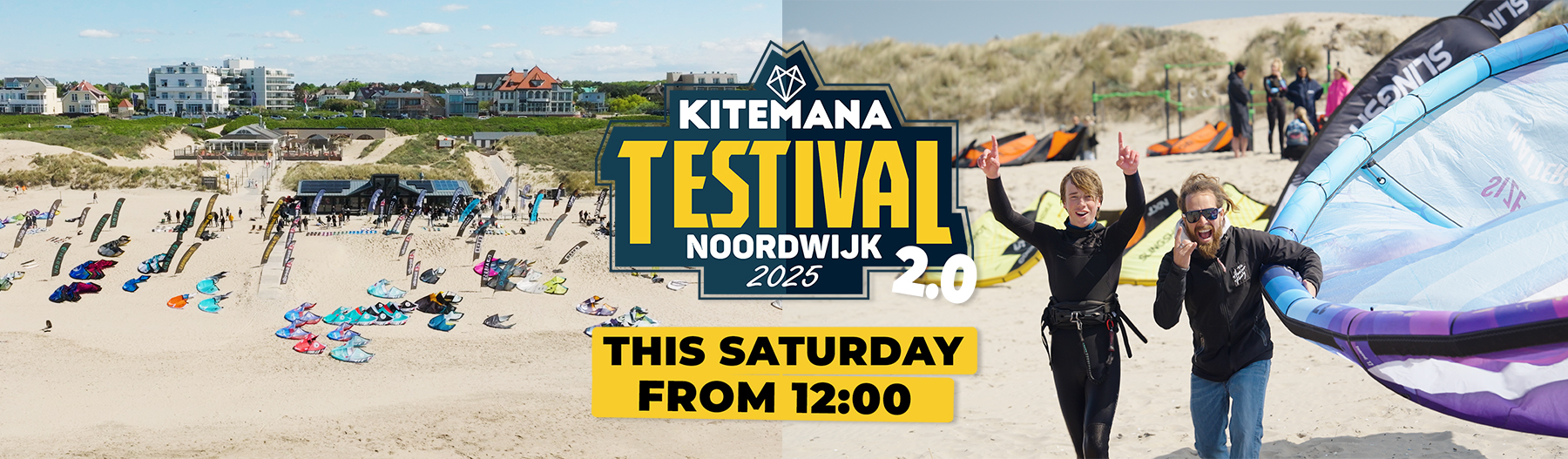 Kitemana Testival 2025 2.0 <br>Aanstaande zaterdag 5 Juli, test alle kite gear!