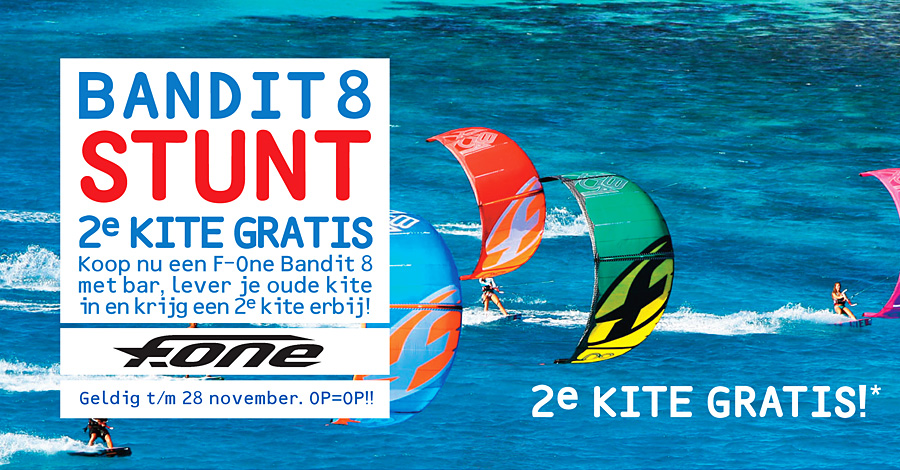 F-One bandit 8 actie